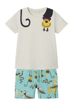 NMMZOMU SHORTS SET Pool Blue - Name It