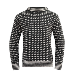 Devold Original Islender Crew Neck  Anthracite/Offwhite - Devold