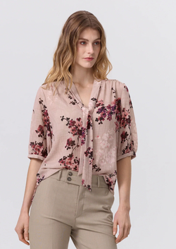 Riccovero Jessica bluse Beige-rosa - Ricco Vero