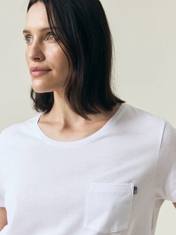 Ashley Jersey Tee White - Lexington