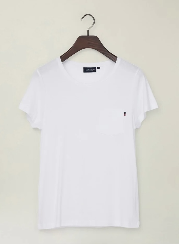 Ashley Jersey Tee White - Lexington