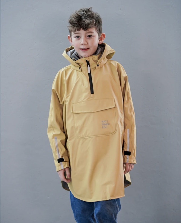 Kattnakken Regnponcho Barn og Junior Vêret