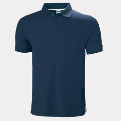 HH crewline hurtigtørkende pique  navy - Helly Hansen