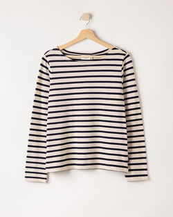 Holebrook Engla boatneck Crem/navy - Holebrook