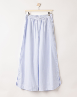 Micaela vide bukser Navy/white - Holebrook