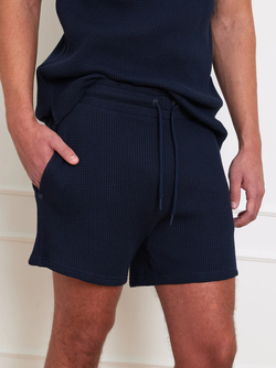 We Norwegian Waffel shorts  navy - We Norwegian