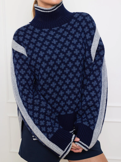 We Norwegian Boat sweater women Navyblue - We Norwegian