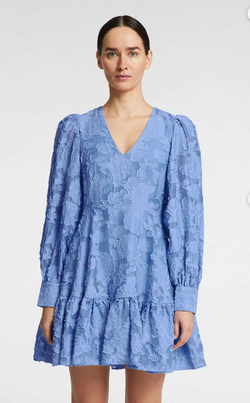Selected Femme SLFCALLI-SADIE kjole Vista Blue - Selected femme