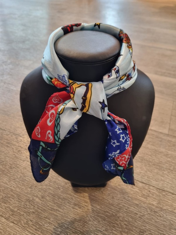 Silke skjerf mønstret