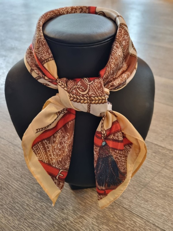 Silke skjerf mønstret