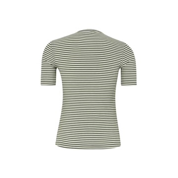 Fenja Stripe SS Topp VETIVER - Soft Rebels