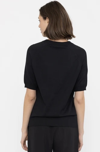 Marla SS O-neck Black - Soft Rebels