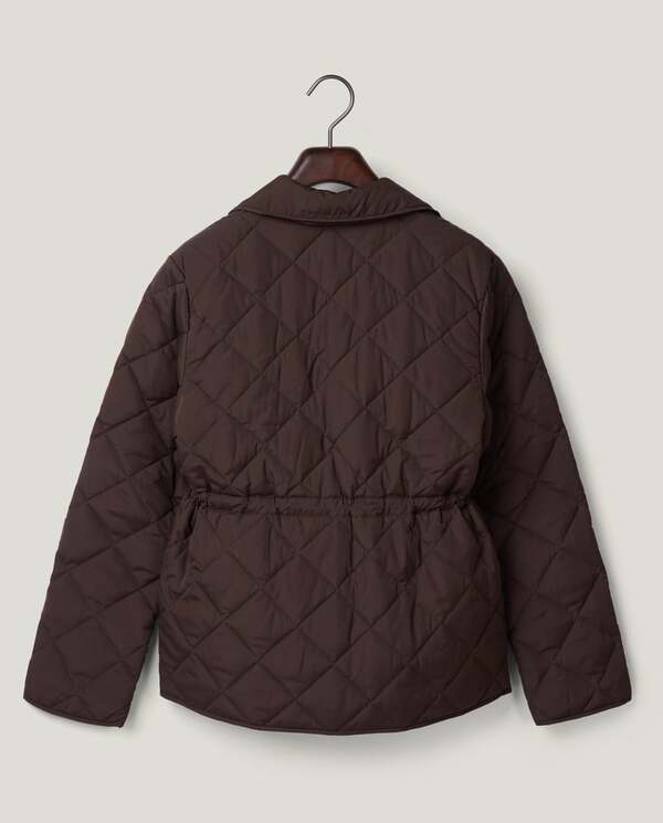 Klassisk vattert jakke, mørkebrun Dark Brown - Lexington