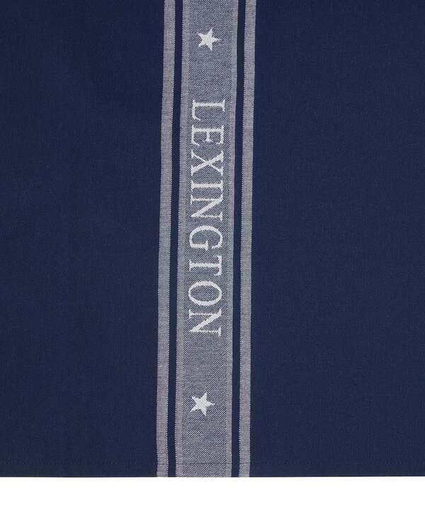 Icons Star kjøkkenhåndkle, bomullsjacuard Dk Blue/White - Lexington