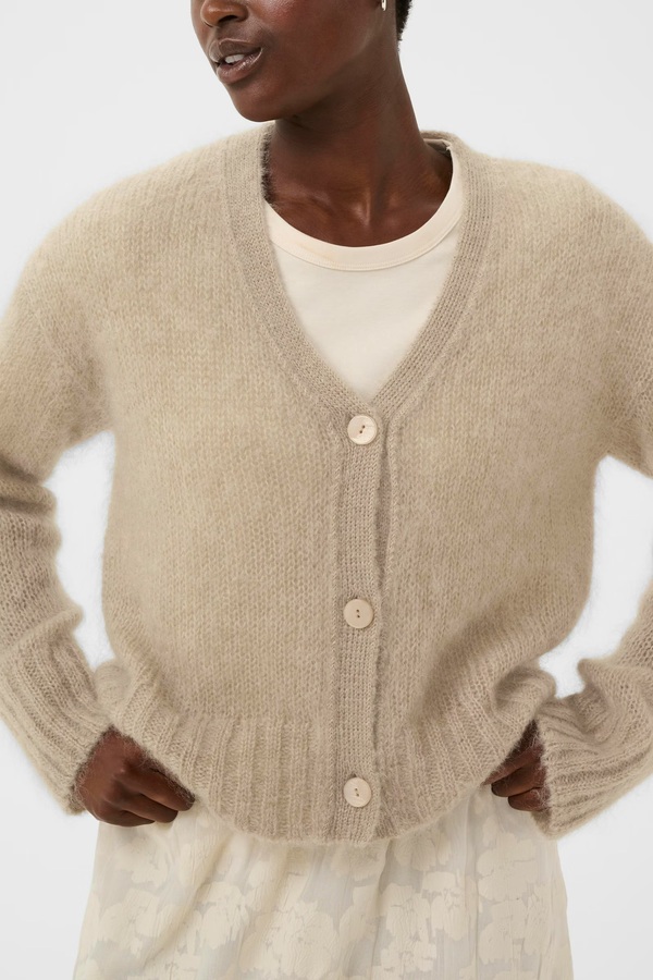 Zendaya Cardigan Light Camel Melange - Part Two