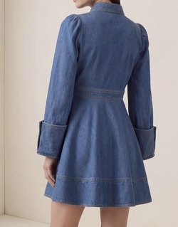 Denim Mini Dress FRENCH BLUE - by TiMo