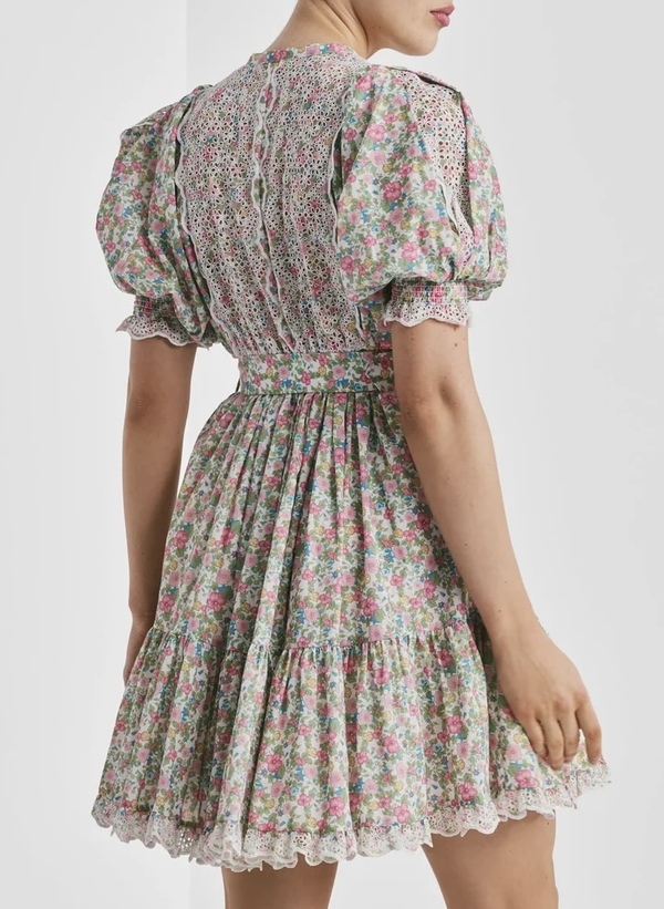 Cotton Slub Shift Dress Lush - by TiMo