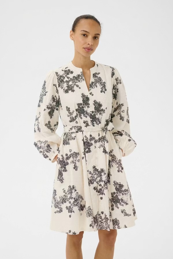 Avira Dress Smokey Olive Shadow Flowe - Part Two