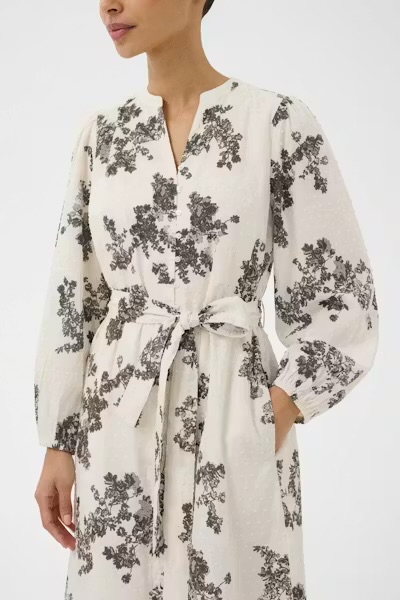 Avira Dress Smokey Olive Shadow Flowe - Part Two