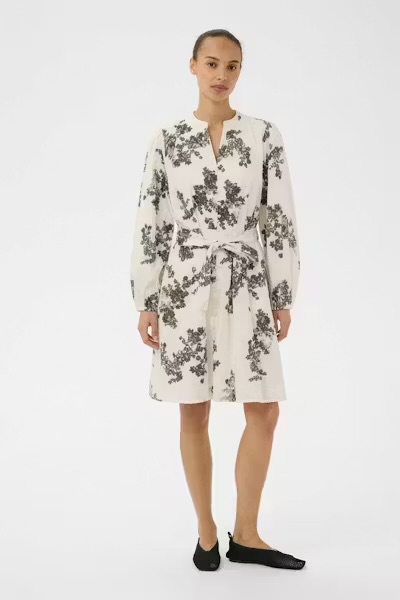 Avira Dress Smokey Olive Shadow Flowe - Part Two