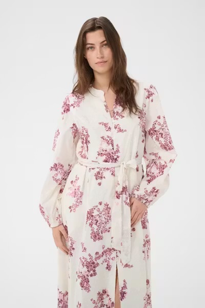 Avirana Dress Pink Shadow Flower Print - Part Two
