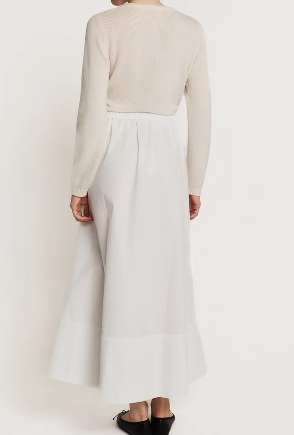 Summer Knit Bow Jacket  Off White  - by TiMo