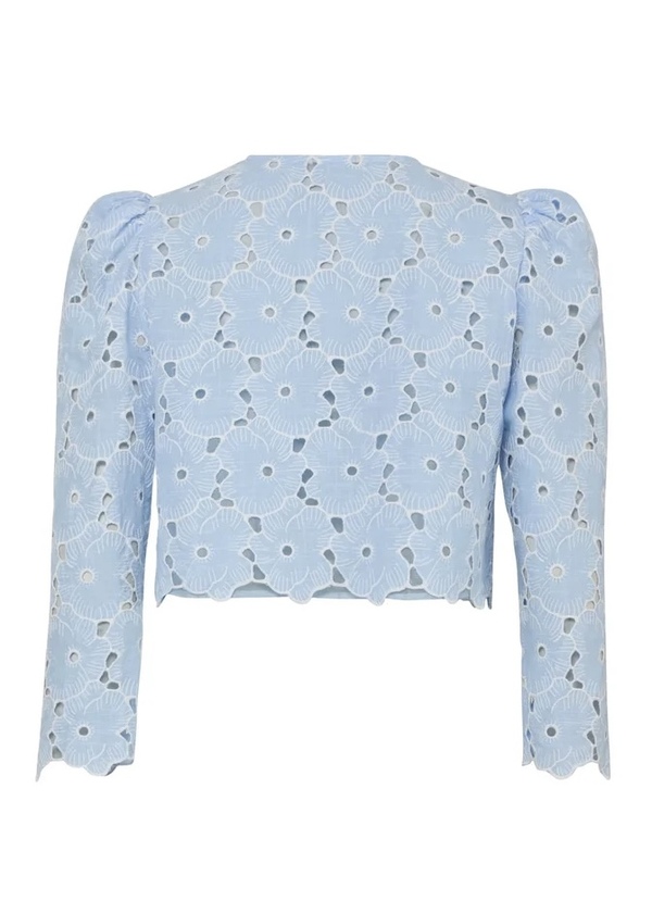Broderie Anglaise Jacket Light blue - by TiMo