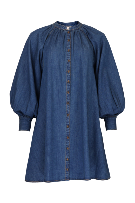 Denim Shift Dress Denim blue - by TiMo