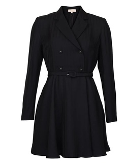 Tailored Mini Dress Black - by TiMo