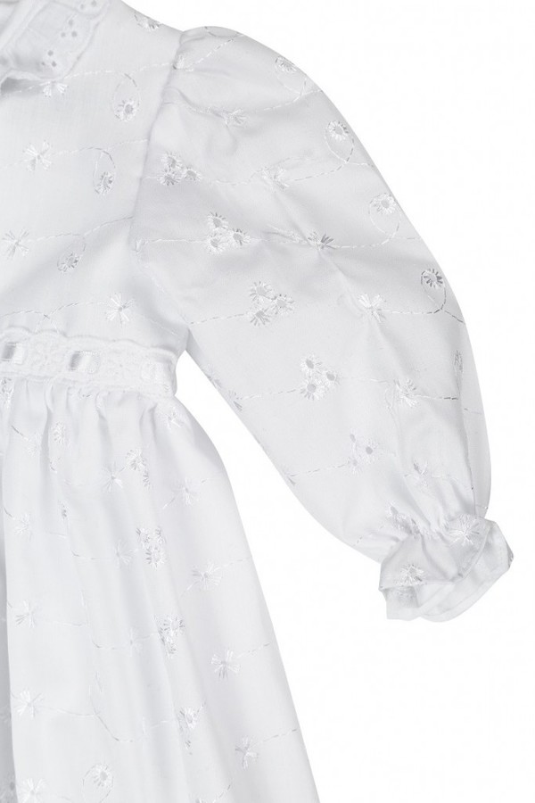 Pascal dåpskjole i engelsk blonde gutt med blått bånd