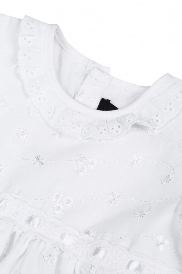 Pascal dåpskjole i engelsk blonde gutt med blått bånd