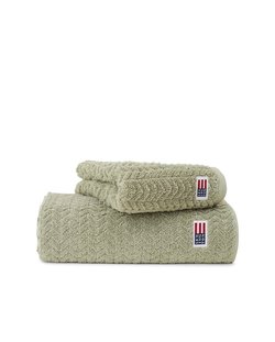 Lexington-Structured Terry Towel Vintage Green - Lexington