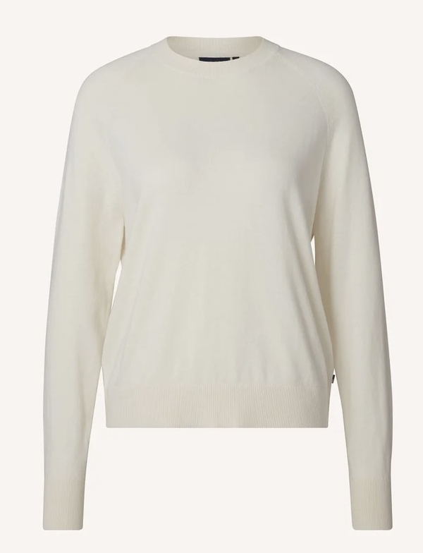 Freya Cotton/Cashmere Sweater Off White  - Lexington