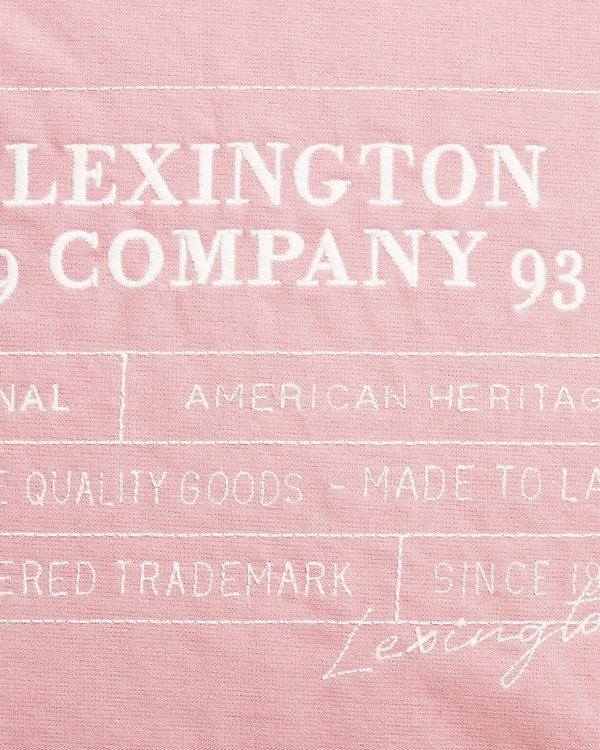 LEXINGTON putetrekk i økologisk bomull Pink/White - Lexington
