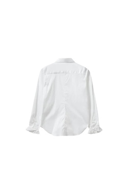 Mattie Flip Shirt White - Mos Mosh