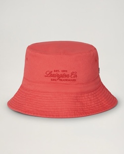 Bridgehampton Washed cotton Bucket Hat Red - Lexington