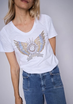 Gethi Deco Tee White - Mos Mosh