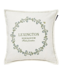 Lexington-Putetrekk i linblanding, eukalyptus Hvit/Eukalyptus/Blå - Lexington