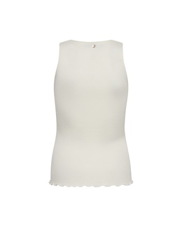 Elaine Seamless Silk Tank Topp ecru - Mos Mosh