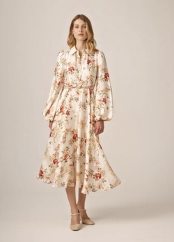 Viscose Shirt dress Botanical - by TiMo