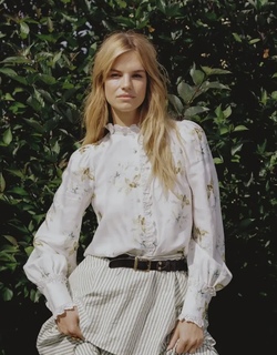 Viscose Blouse Tea Garden - by TiMo