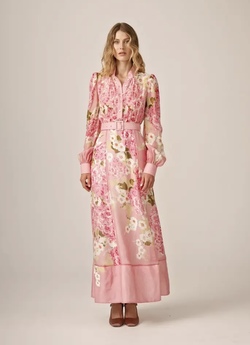 Organza Belt Dress Cherry Blossom - by TiMo