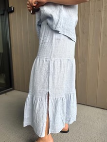 Amara Long Skirt Sky - RAH Oslo