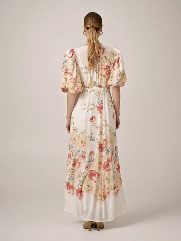 Chiffon Maxi Dress Roaslie - by TiMo