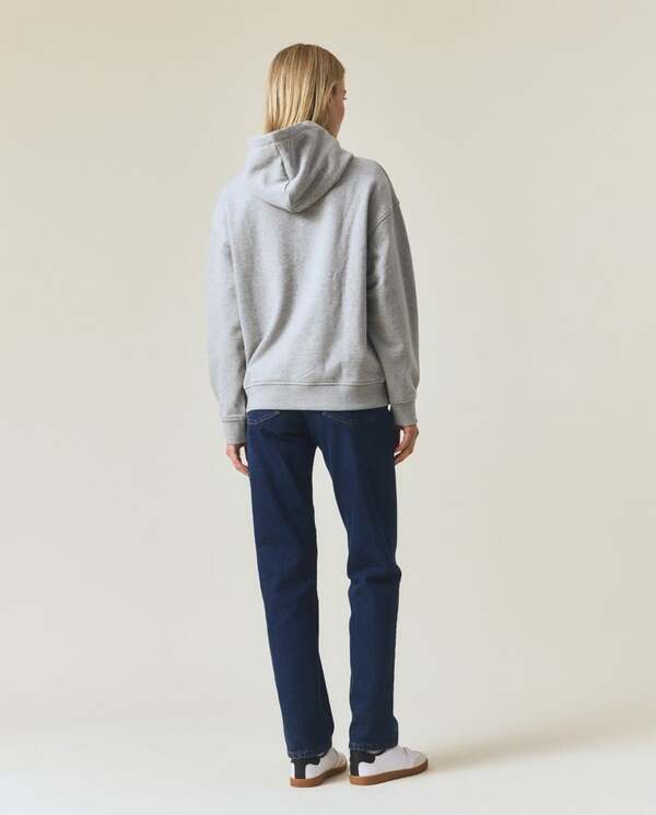 Logo Hoodie Gray Melange - Lexington